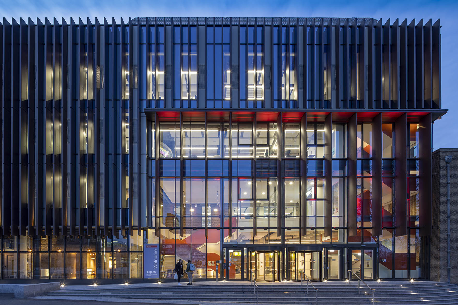 Unique supplied windows, doors and curtain walling for the Percy Gee building at Leicester University